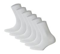 Hudson 6 Paar Damen Socken - Only, Strumpf, Rollrand, Einfarbig (3x 2-Pack) 39-42 Weiß