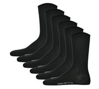 Hudson 6 Paar Herren Socken - Only, Strumpf, Komfortbund, Einfarbig (3x 2-Pack) 39-42 Schwarz
