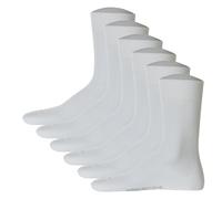 Hudson 6 Paar Herren Socken - Only, Strumpf, Komfortbund, Einfarbig (3x 2-Pack) 39-42 Weiß