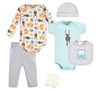Hudson Baby Unisex Baby-Erstausstattung aus Baumwolle, Elch, 6 9 Monate