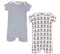 Hudson Baby Unisex Baby-Strampler aus Baumwolle, franz sischer Hund, 2er-Pack, 6 9 Monate