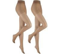 Hudson Damen Strumpfhosen Simply 20 To Go 2-Pack hochelastisch Make-up 0019 42-44