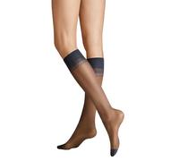 Hudson Damen Kniestrümpfe Glamour 20 transparenter Glanz 20 DEN Marine 0337 35-38