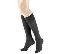 Hudson Micro 50 Kniestrumpf 3er Pack | 35-38 (I) | Anthrazit (HU-0545)