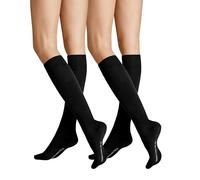 Kniestrümpfe HUDSON "Kniestrumpf Only 2-Pack", Mädchen, Gr. 39-42, schwarz (schwarz 0005), Obermaterial: 75% Baumwolle CO. 23% Polyamid PA. 2% Elasthan EL., Socken Kniestrümpfe (31263900-39) schwarz 0