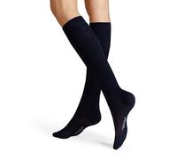 Hudson Damen Kniestrümpfe Relax Fine druckfreier Bund Marine 0335 35-38