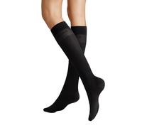 Hudson Damen Kniestrümpfe Relax Light druckfreier Bund Grau Gr. 35/38