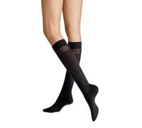 Hudson Damen Kniestrümpfe Relax Light druckfreier Bund Black 0005 39-42