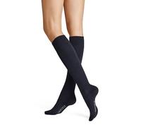 Hudson Kniestrümpfe Damen Relax Woolmix Clima - druckfreier Bund - Marine 35-38