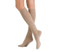 Hudson Damen Kniestrümpfe Relax Woolmix Clima druckfreier Bund Beigemel. 0723 35-38
