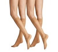 Hudson Damen Kniestrümpfe Simply Shine 15 – 2er-Pack, druckfreier Bund, Teint 0010, 35-38