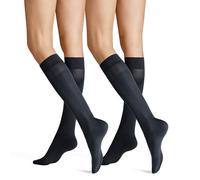 Hudson Damen Kniestrümpfe Simply 20 2er-Pack druckfreier Bund Teint 0010 39-42
