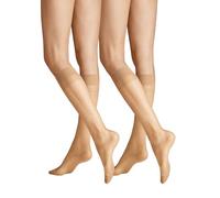 Hudson Damen Kniestrümpfe Simply Shine 15 2-Pack druckfreier Bund Black 0005 39-42