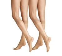 Hudson Damen Kniestrümpfe Simply Shine 15 – 2er-Pack, druckfreier Bund, Teint 0010, 35-38