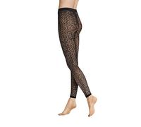 Hudson Damen Leggings Animal Fashion Black 0005 38-40