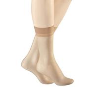 HUDSON Damen LIGHT 8 Söckchen, 120000063, Fein, 39/42, HONEY, Beige