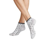 Hudson Damen Sneaker Socke SPOT | Strick | White | glitzernde Pünktchen