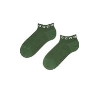 Hudson Damen Sneaker Socken Cute Blumenmuster Palm green 0956 39-42