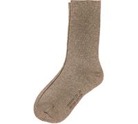 Hudson Damen-Socken 1 Paar mit Softbund 35 - 38 taupe meliert