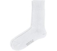 Hudson Damen Socken Relax Cotton druckfreier Bund White 0008 39-42