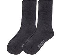Hudson Damen-Socken mit Softbund 2 Paar 35 - 38 graphit meliert