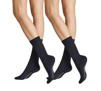 Hudson Damen Only 2-Pack druckfreier Bund Strick Socken, Marine 0337, 35/38 (2er Pack)