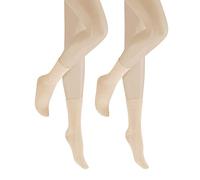 Hudson Damen Only 2-pack Druckfreier Bund Socken, BIBER-MEL., 35-38 EU