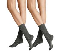 Hudson Shoes Socken Only 025995 – Schurwolle, 2er-Pack Damen Gr. 39/42, Grau meliert 0550