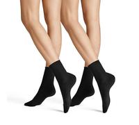 Socken HUDSON "ONLY 2-PACK", Damen, Gr. 35-38, schwarz, Obermaterial: 75% Baumwolle, 23% Polyamid, 2% Elasthan, normal, Socken Socken, Komfortbund mit weitem Fußausschnitt (45674946-35) schwarz