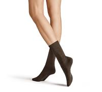 Hudson Socken Relax Cotton – 3er Pack Damen, druckfreier Bund, 35-38, Brown mel.