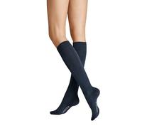 Hudson Damen Strick Kniestrümpfe, 015310 Relax Woolmix, Gr. 35/38, Blau (Marine 0335)