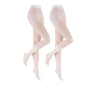Hudson Damen Strumpfhose Simply 20 To Go 2-Pack hochelastisch 20 DEN White 36-40