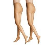 Hudson Damen Strumpfhosen Lilly Lafina 15 2-Pack transparent matt 15 DEN Havanna 0788 46-48
