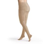 Hudson Strickstrumpfhose Relax Montana Comfort Size Damen 45-47 Beige (beigemeliert) 90% Baumwolle
