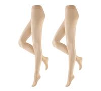 Hudson Damen Strumpfhosen Simply 20 To Go 2-Pack hochelastisch 20 Den Caramel 0024 42-44