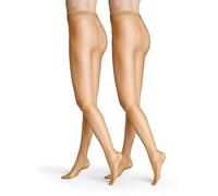 Hudson Damen Strumpfhosen Simply Shine 15 2-Pack transparent schimmernd Skin 0014 40-42