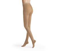 Hudson Winter Plait Strumpfhose 1 Paar | 36-38 (XS) | Beige mel. (HU-0723)