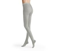 Hudson Damen Strumpfhose Winter Plait wärmend Silber Gr. 44/46