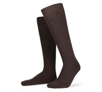 Hudson Shoes Kniestrumpf Relax Woolmix Clima – 1 Paar – 43-46 (II) – Braun mel.
