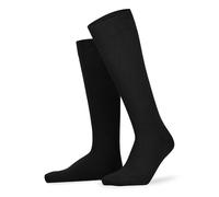 Hudson Herren Kniestrümpfe Relax Woolmix Clima druckfreier Bund Schwarz 0005 43/46