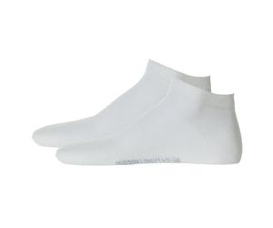 Hudson Herren Sneaker Socken im Pack - Only, Vorteilspack, Füssling, Invisible, Einfarbig Weiss 47-50 2er Pack (1x2P)