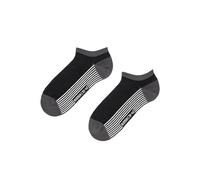 Hudson Herren Sneaker Socken Sporty Stripes Sport Black 0005 43-46
