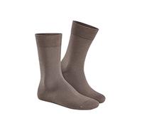 HUDSON Herren Socken 014230 RELAX WOOLMIX CLIMA, Strick, 43/46, torf-mel., Braun, Außen feinste Schurwolle, innen weiche Baumwolle, natürlicher Klimaausgleich, druckfreier RELAX-Komfortbund