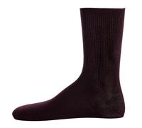 Hudson Herren Socken, 1 Paar - Relax Soft, Strumpf, ohne Gummifäden, einfarbig Dunkelbraun 39-42 EU