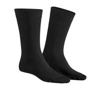 Hudson Herren Socken Dry Cotton druckfrei klimaregulierend 3er Pack Schwarz 39-42
