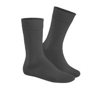 Socken HUDSON "ONLY 2-PACK", Herren, Gr. 43-46, grau, meliert, Obermaterial: 75% Baumwolle, 23% Polyamid, 2% Elasthan, normal, Socken Socken, Komfortbund mit weitem Fußausschnitt (10144854-43) grau, m