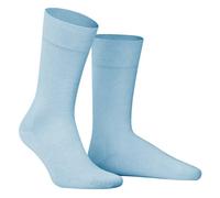 Hudson Herren Socken Relax Cotton druckfreier Bund light blue 0312 43-44