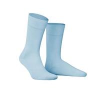 Hudson Herren Socken Relax Cotton – druckfreier Bund – Hellblau 43-44 (0312)