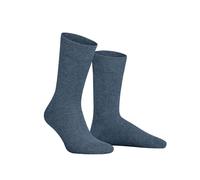 Hudson Socken Relax Cotton Herren – Baumwolle, druckfreier Bund – Marine/meliert Größe 47/48
