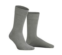 Hudson Herren Socken Relax Cotton druckfreier Bund Silber Größe 41,5